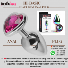 Plug Anal Silver Heart